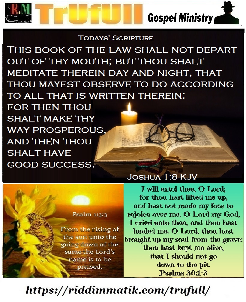 Fridays’ Scriptures (090819)