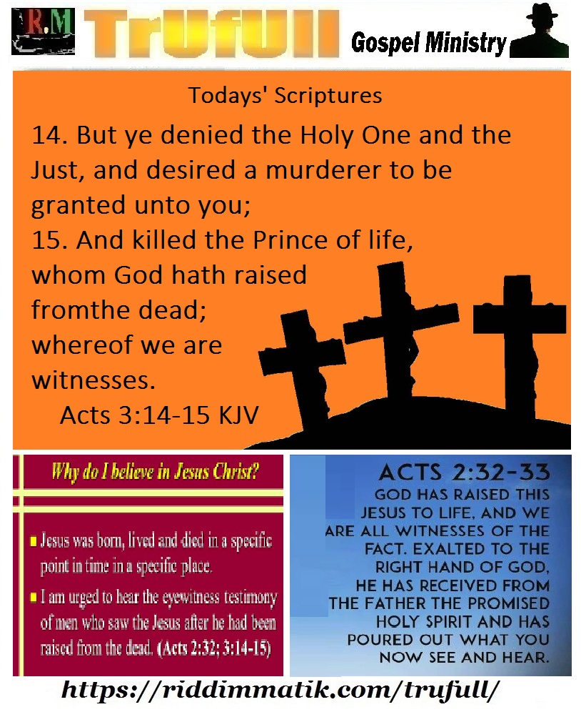 Fridays’ Scriptures (060919)