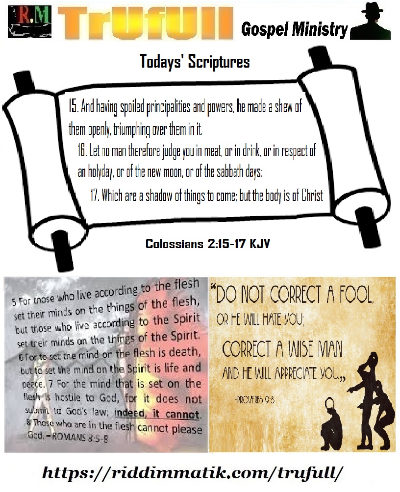 Sundays’ Scriptures (010919)