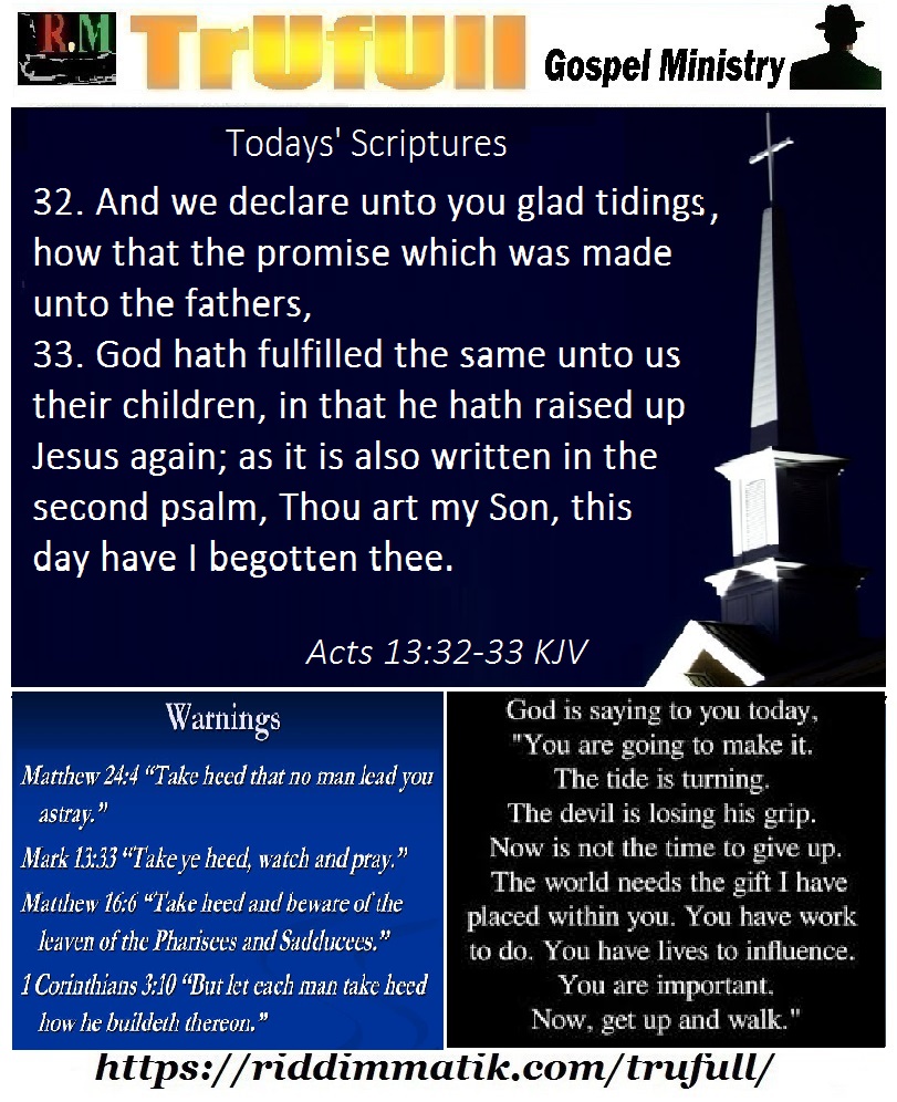 Sundays’ Scriptures (080919)