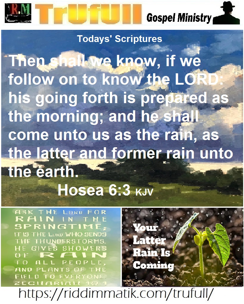 Wednesdays’ Scriptures (250919)