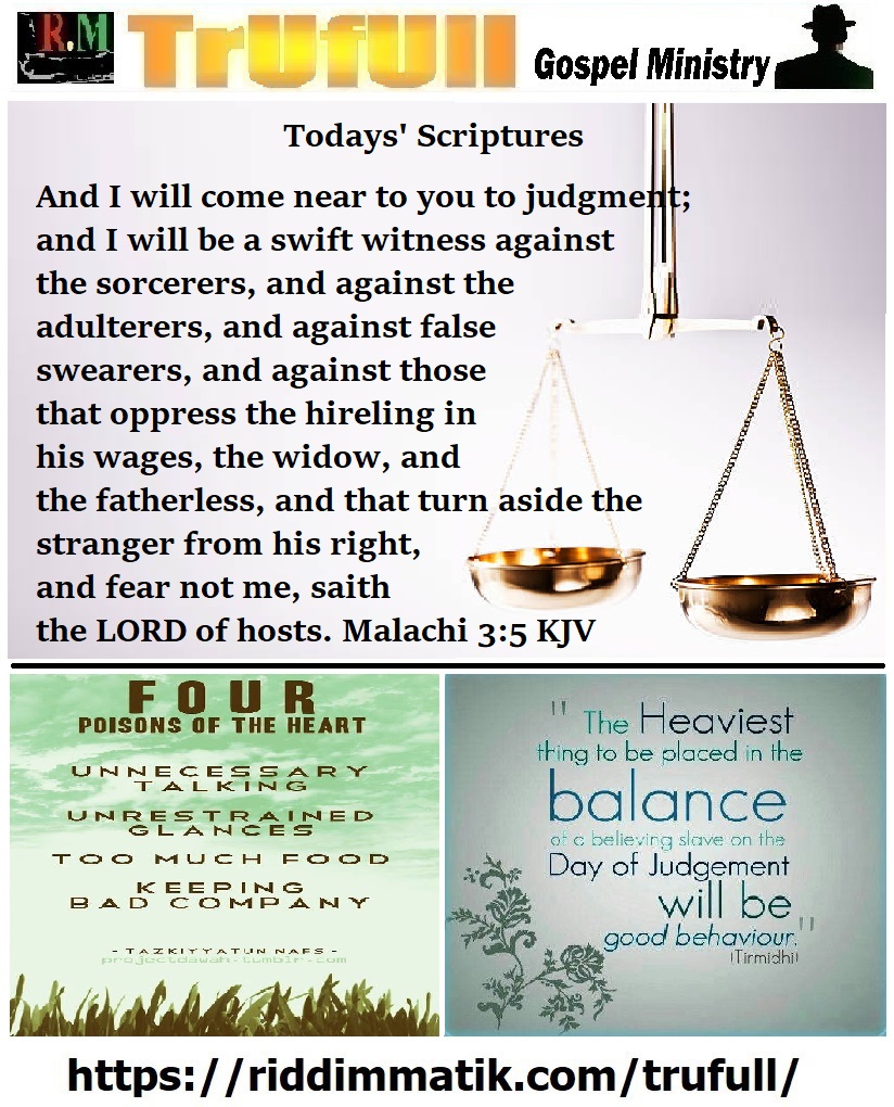 Fridays’ Scriptures (181019)