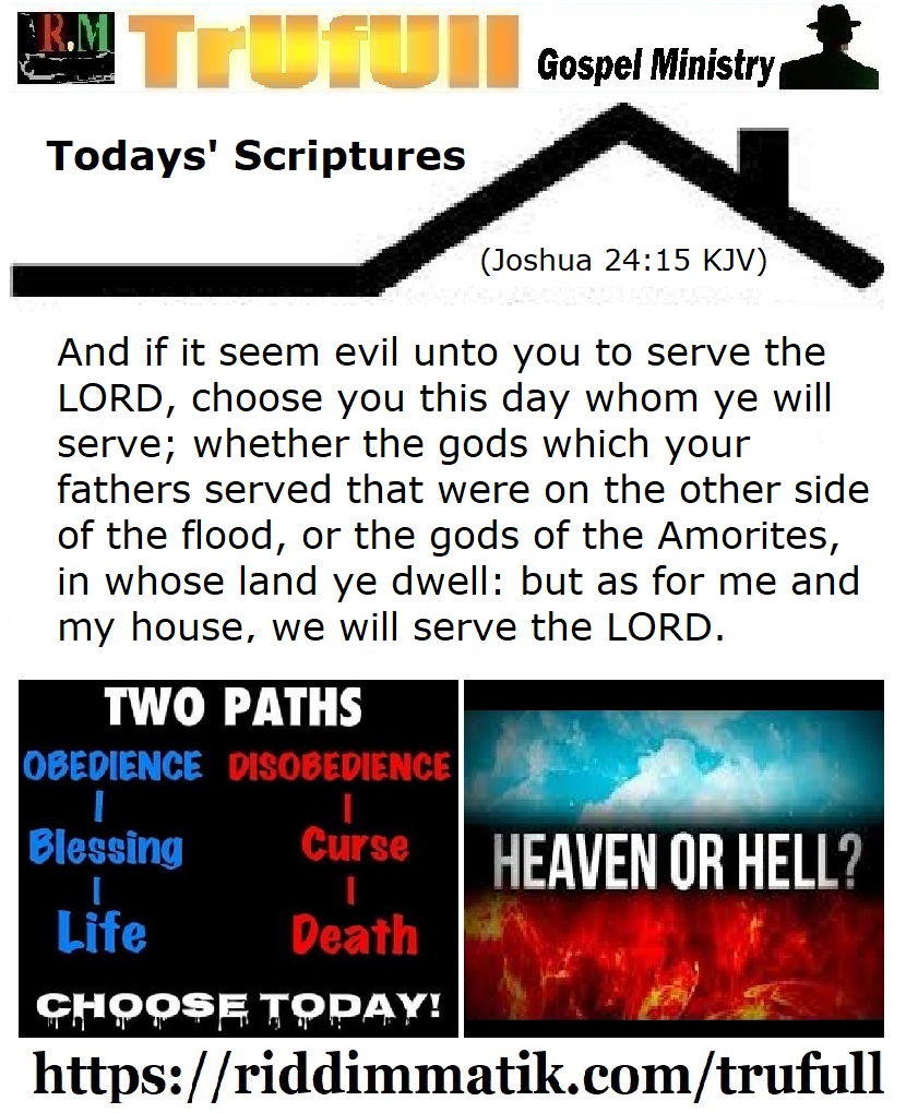 Tuesdays’ Scriptures (081019)