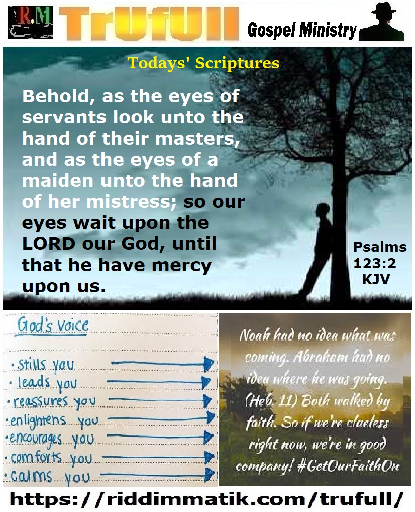 Wednesdays’ Scriptures (231019)