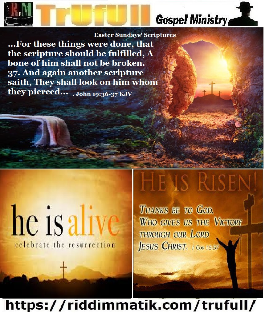 Easter Sunday’ – John 19:36-37 KJV