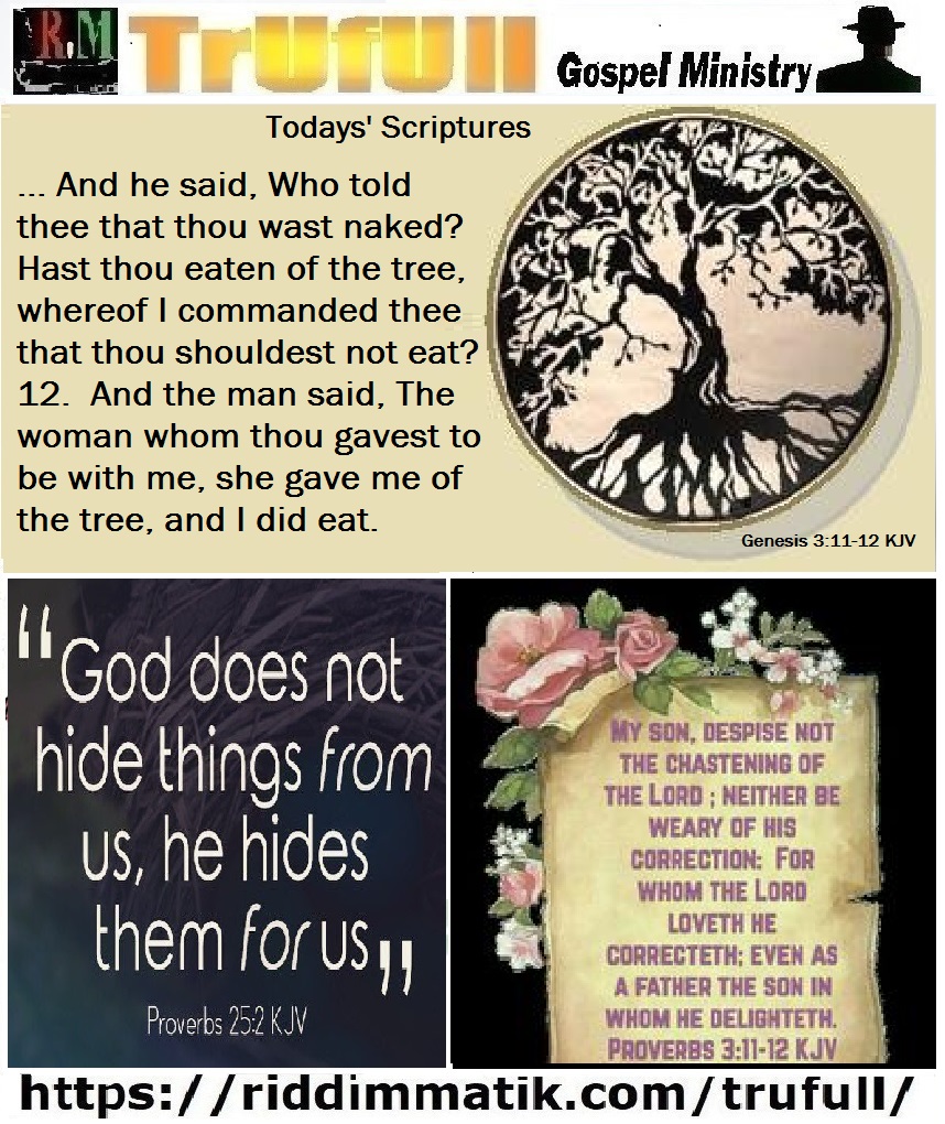 Thursdays’ – Genesis 3-11-12 KJV