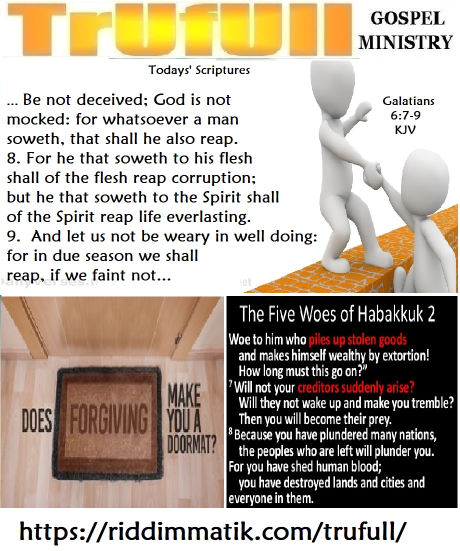 Wednesdays’ Galatians 6_7-9 KJV