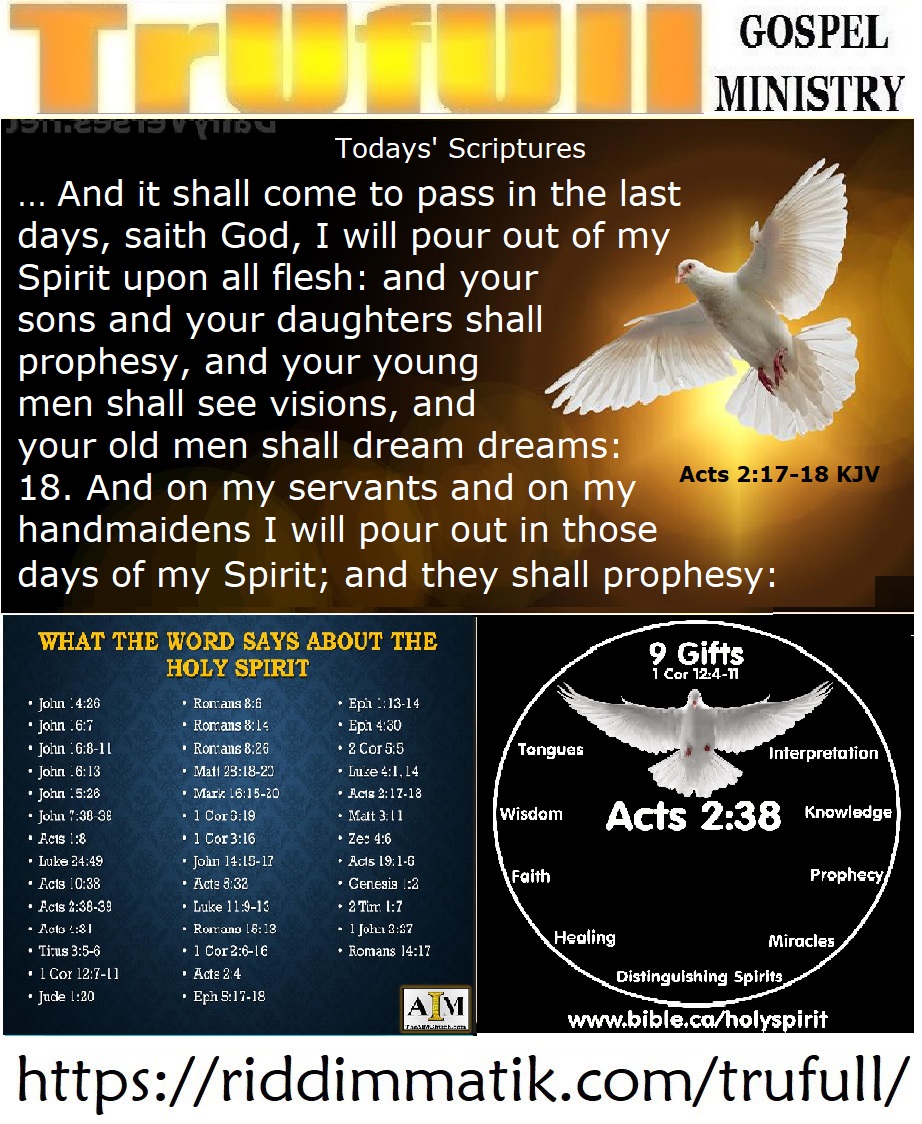 Tuesdays’ – Acts 2_17-18 KJV