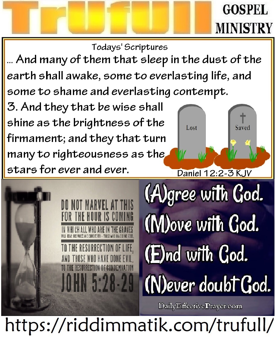 Wednesdays’ – John 5_28-29 KJV