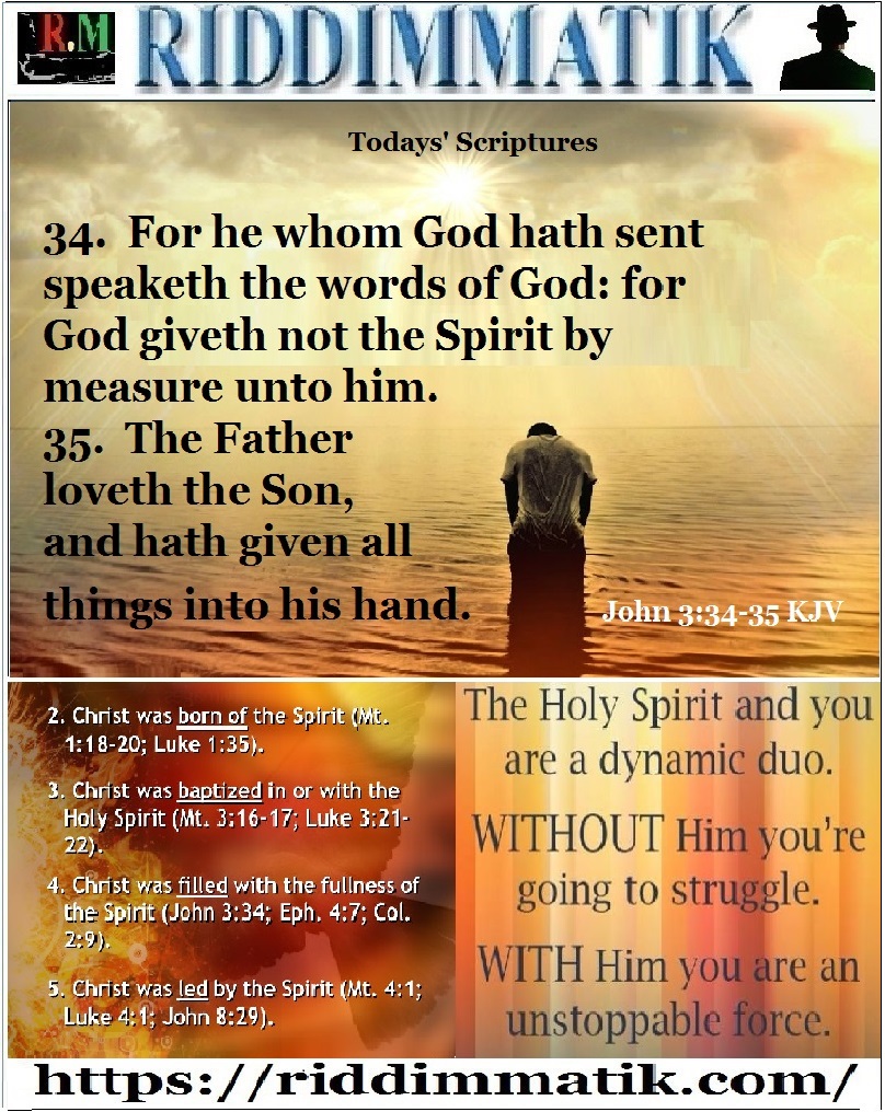 Wednesdays’  Scriptures (050619)